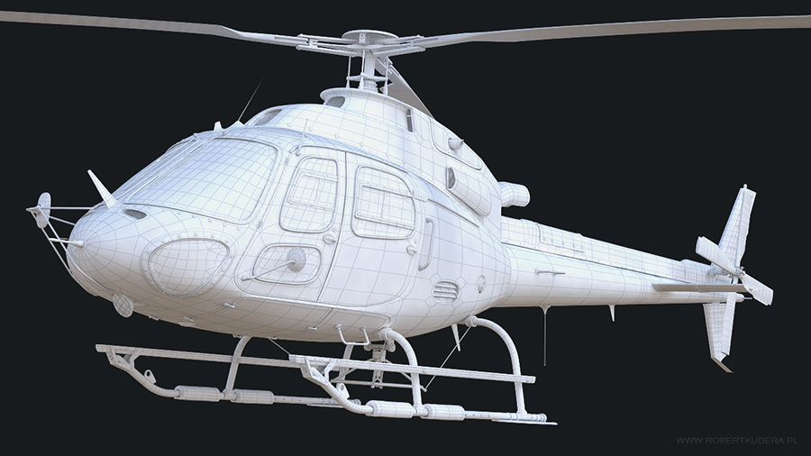 Helicopter 3d Model autor: Robert Kudera